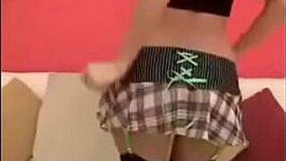 Cam Model Shows Off Sexy Outfit Before Stripping Naked On porn video