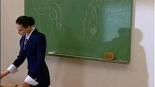 Teachers Alexa Weix and Wanda Steel Have Anal Sex with Submissive Male porn video